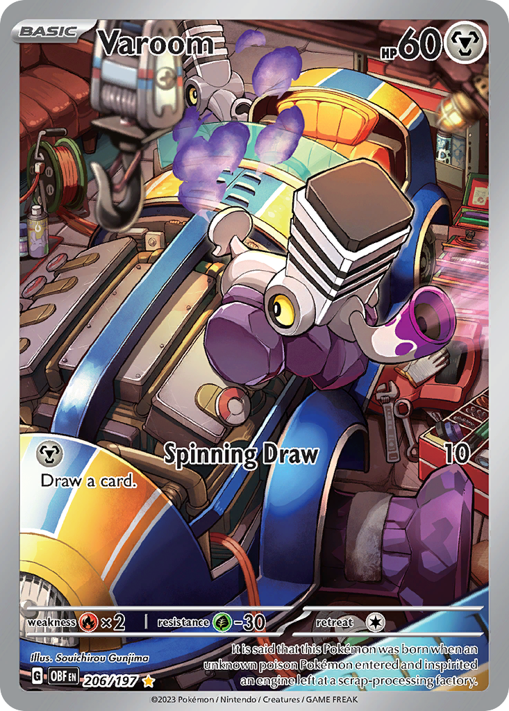 Varoom card front