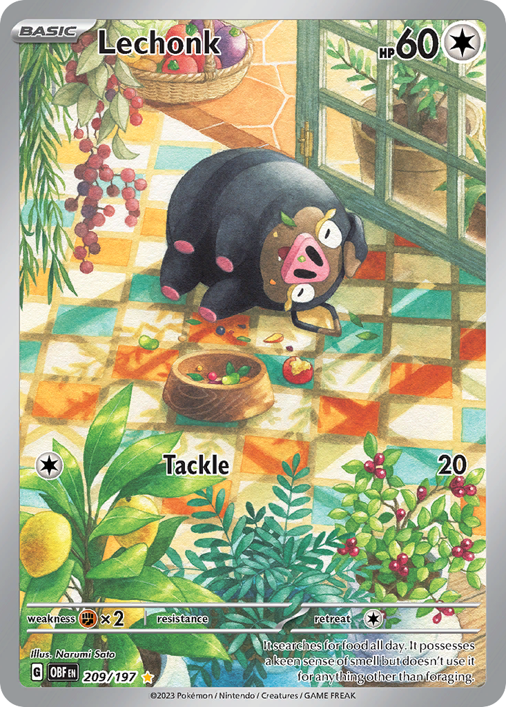 Lechonk card front