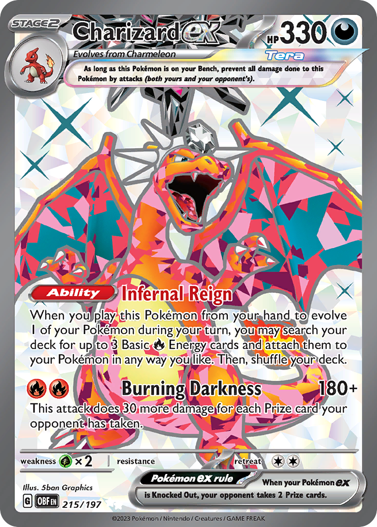 Charizard ex card front