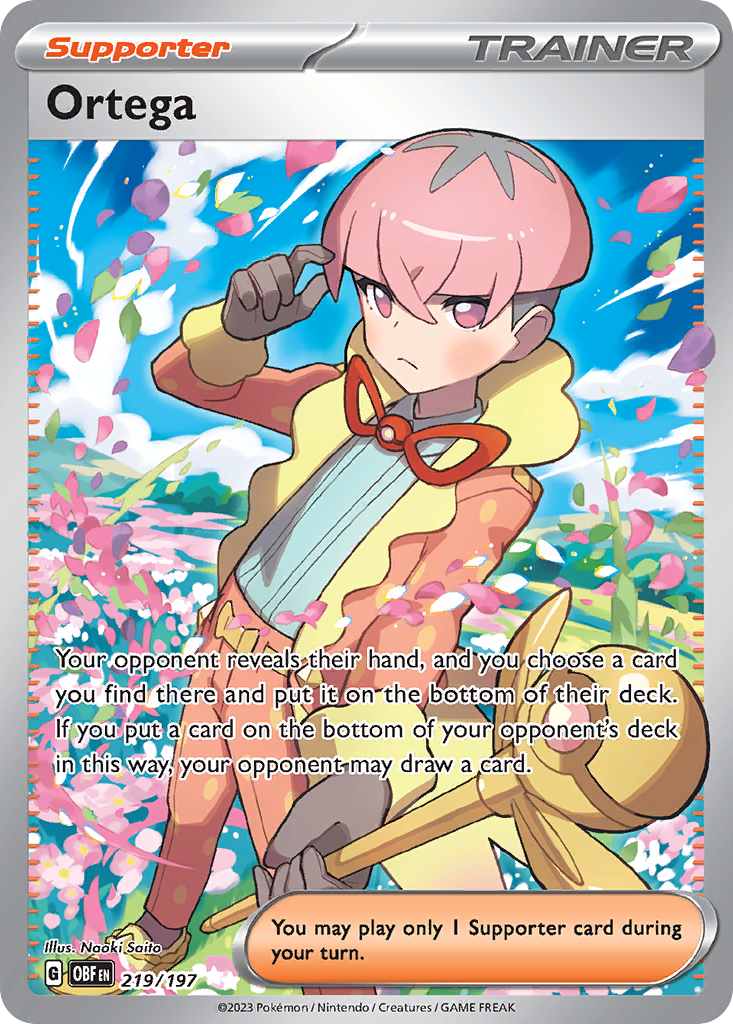 Ortega card front