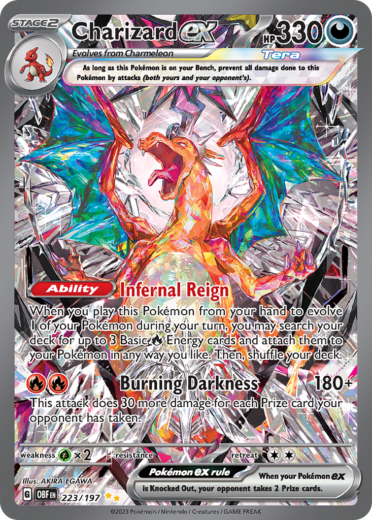 Charizard ex card front