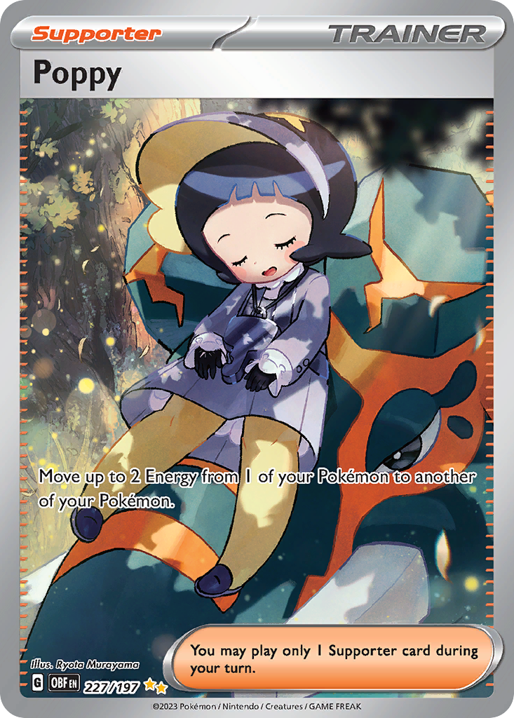 Poppy card front