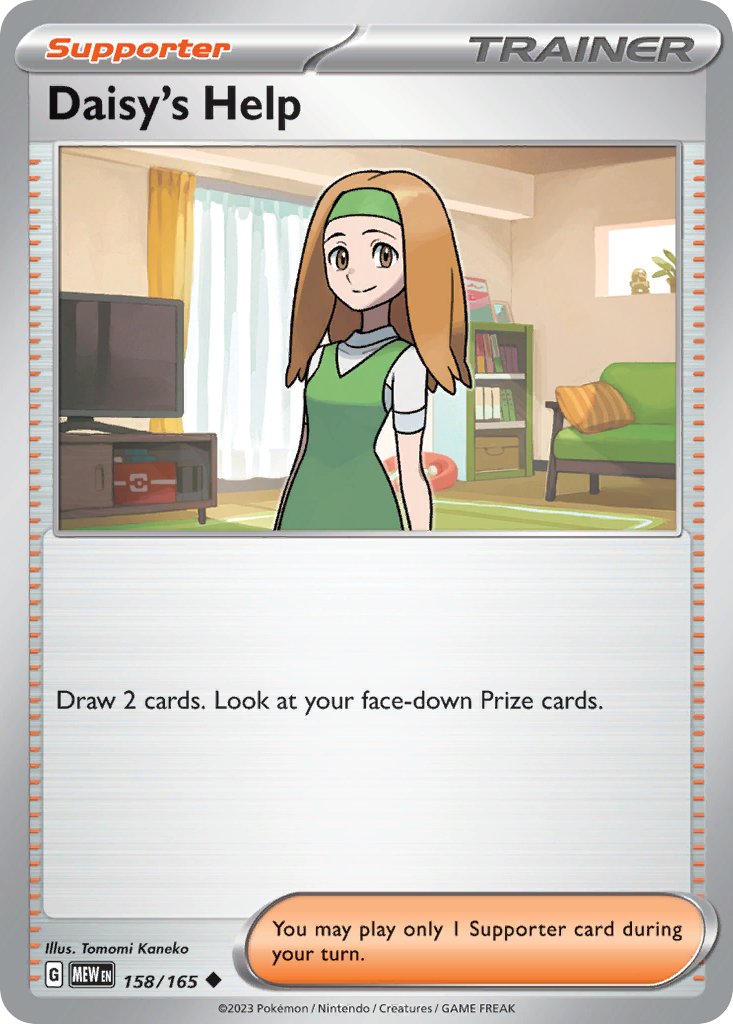 Daisy's Help card front