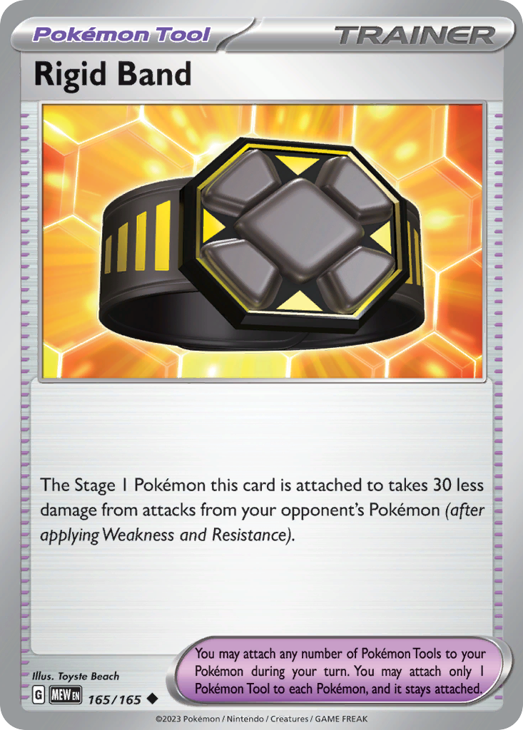 Rigid Band card front