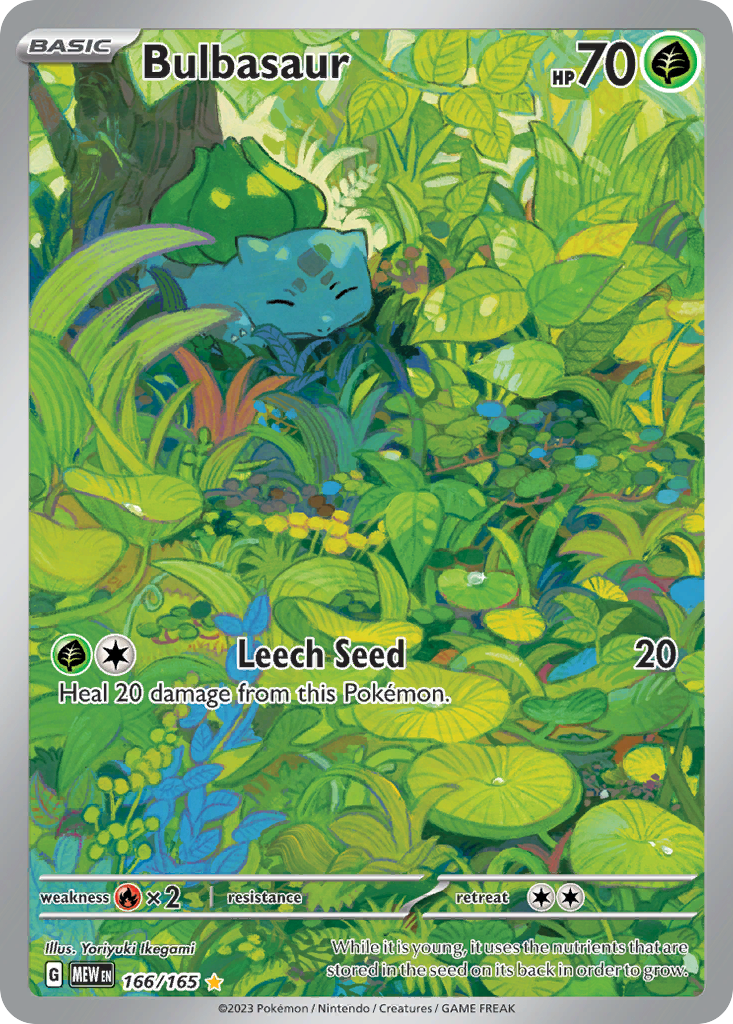 Bulbasaur card front