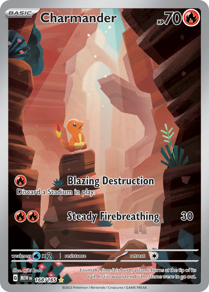 Charmander card front