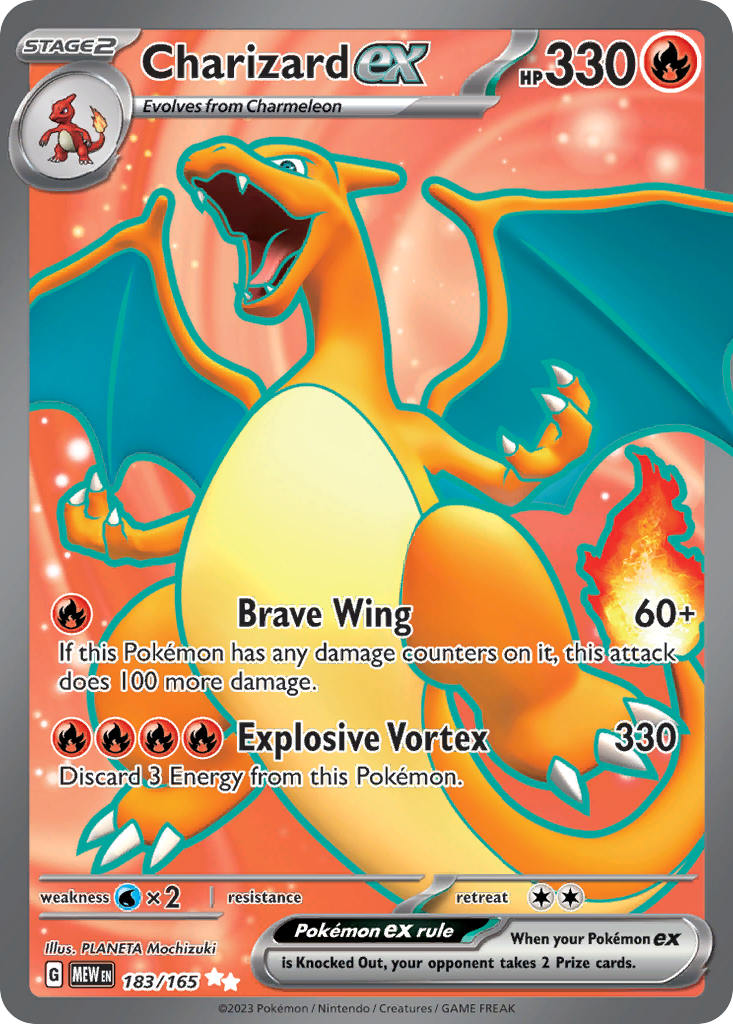 Charizard ex card front