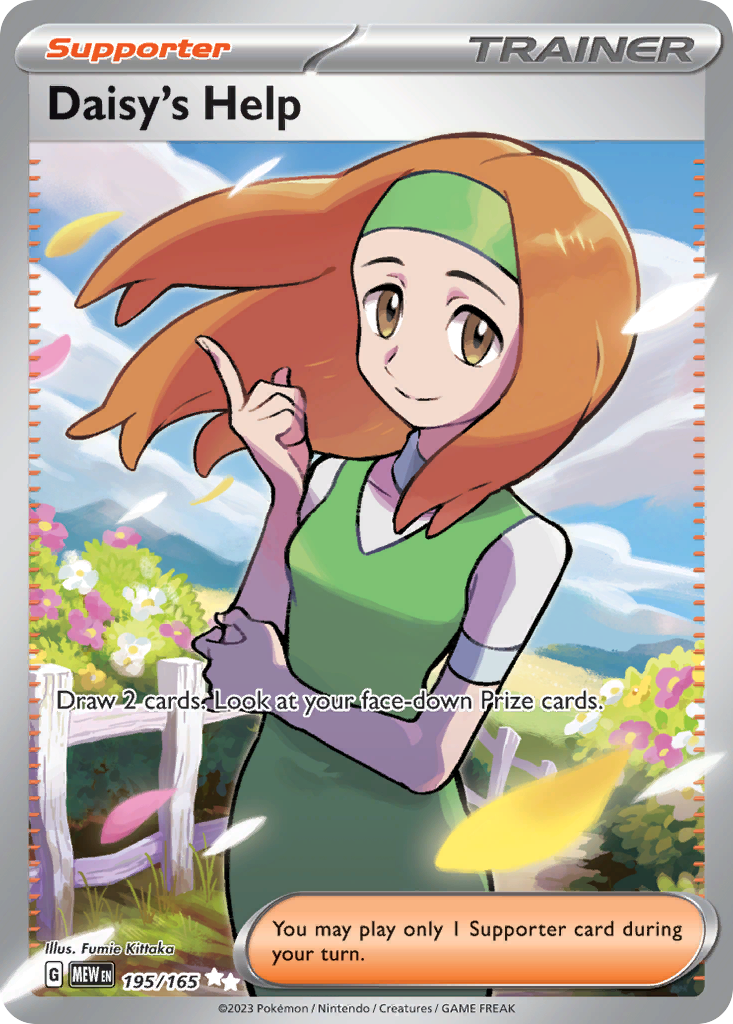Daisy's Help card front