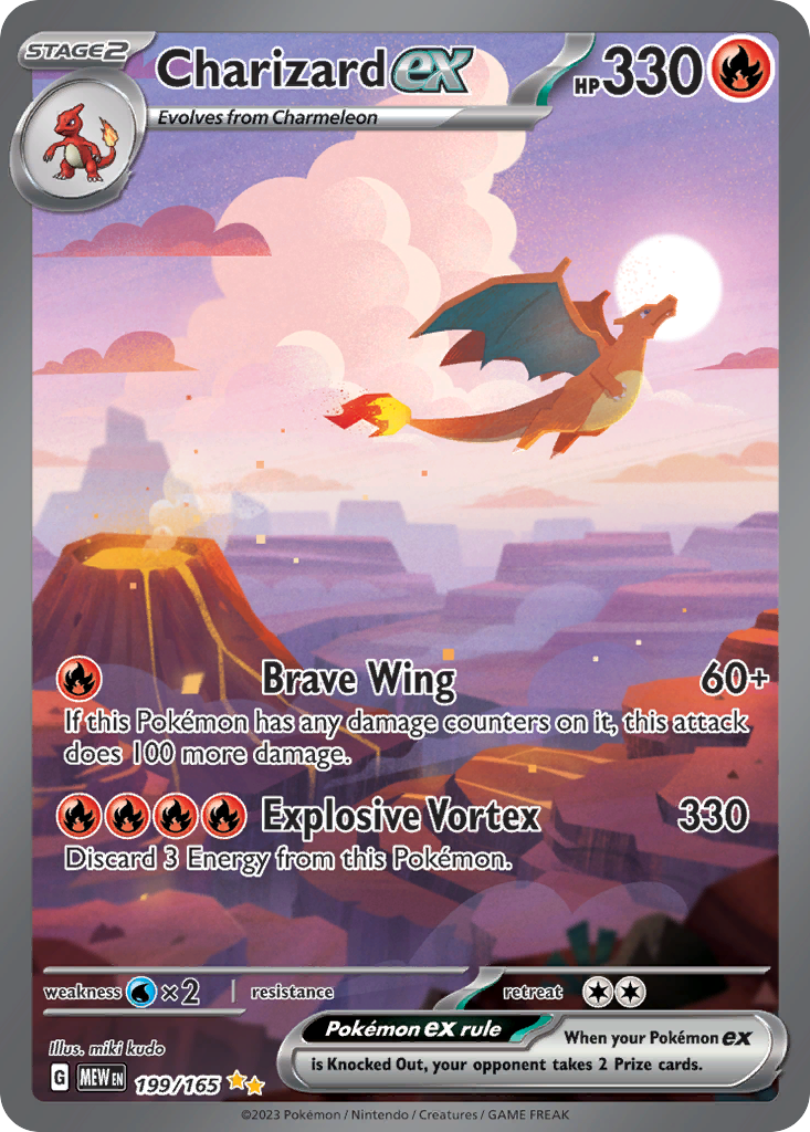 Charizard ex card front