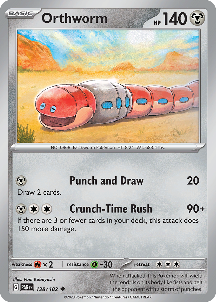 Orthworm card front
