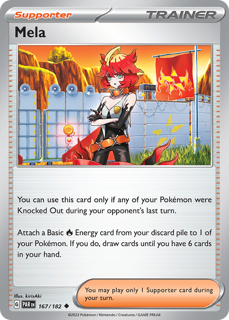 Mela card front