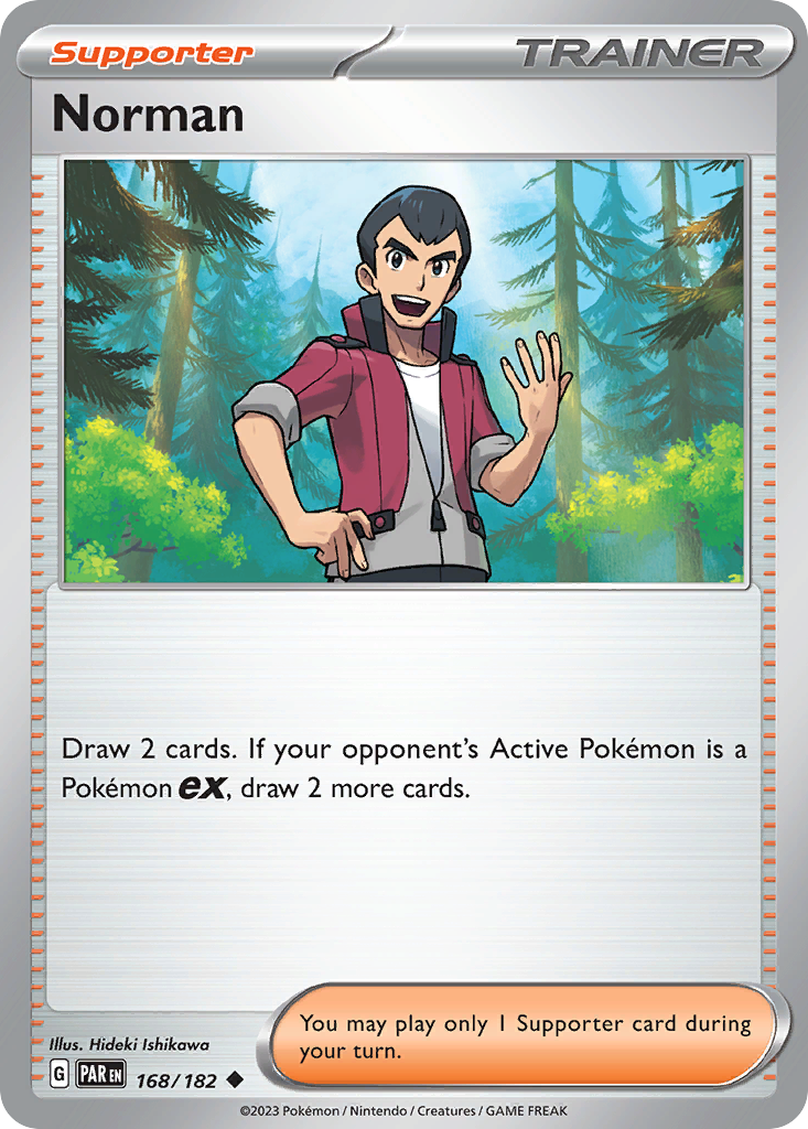 Norman card front
