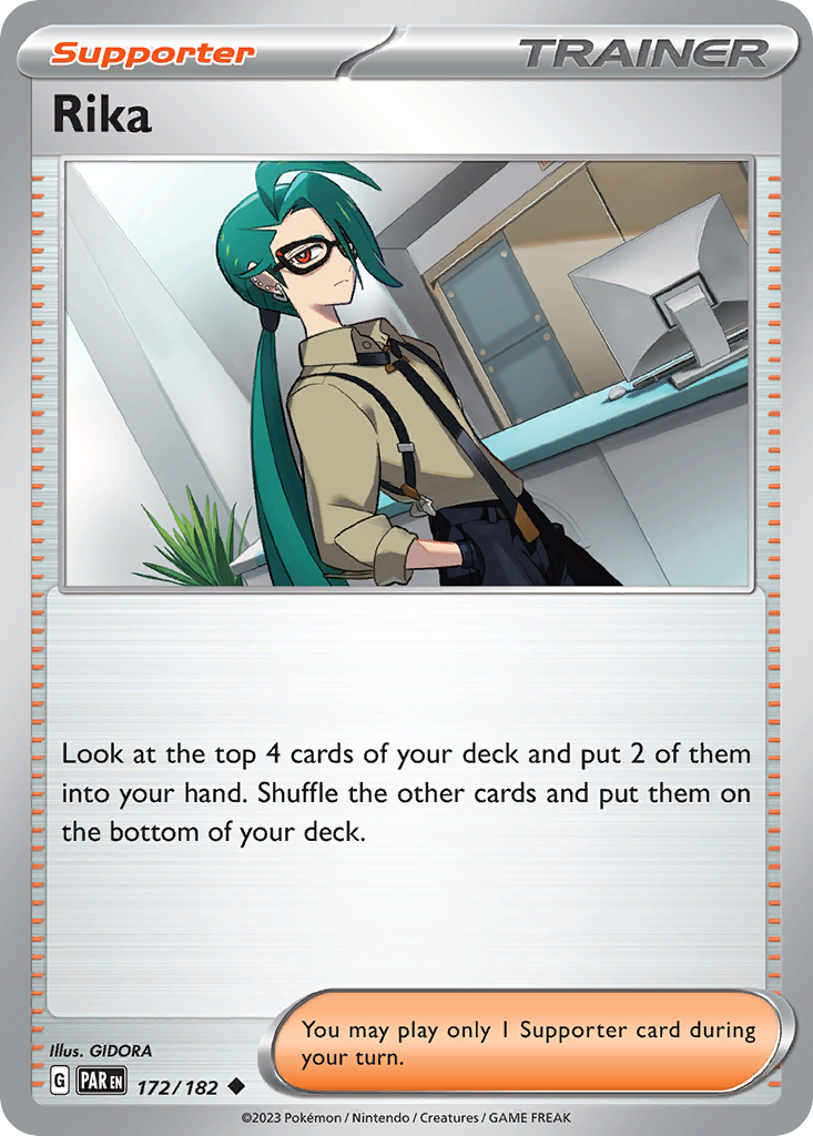 Rika card front