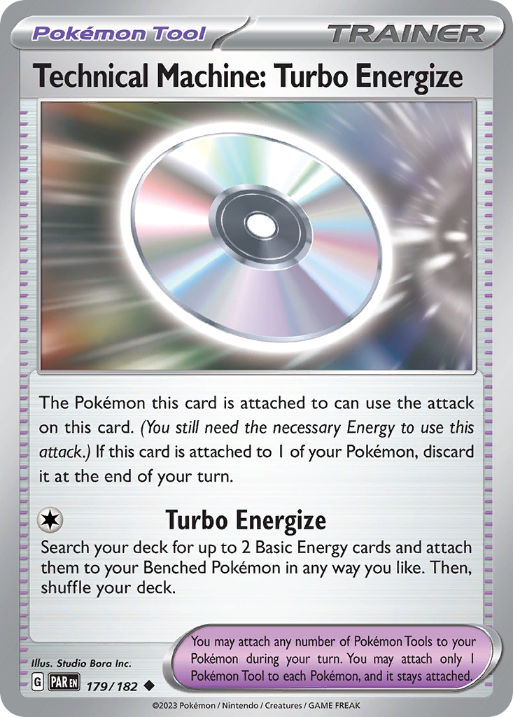 Technical Machine: Turbo Energize card front