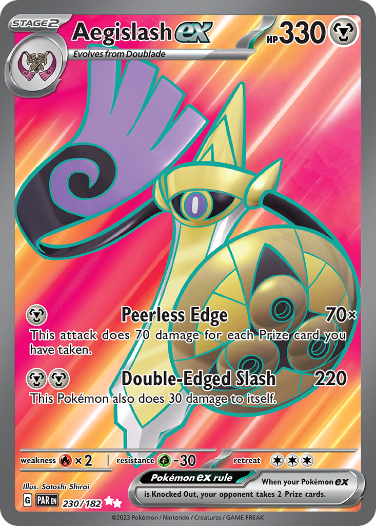 Aegislash ex card front
