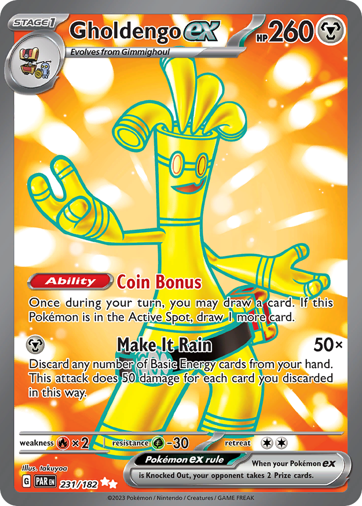 Gholdengo ex card front