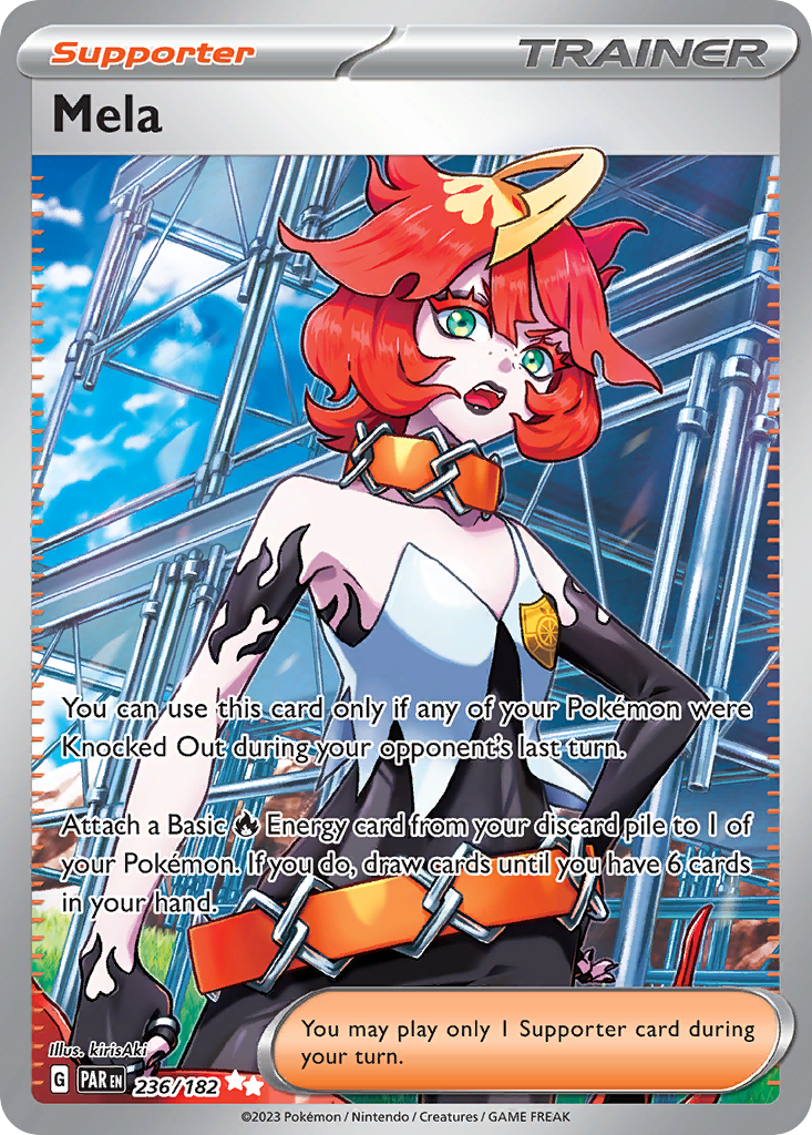Mela card front