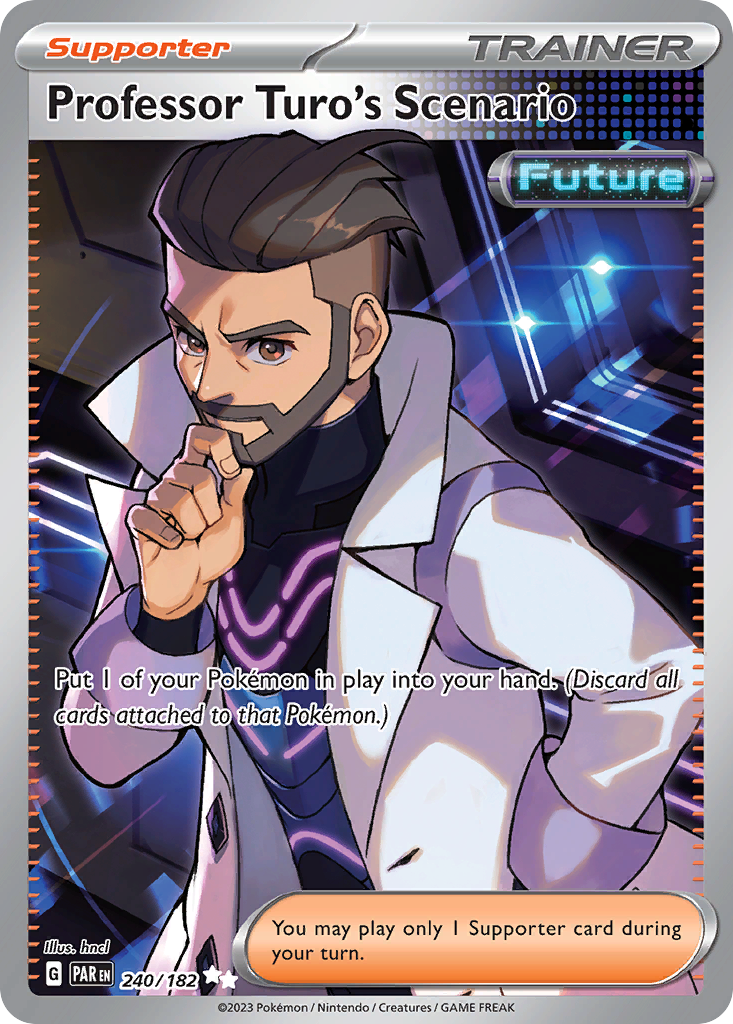 Professor Turo's Scenario card front