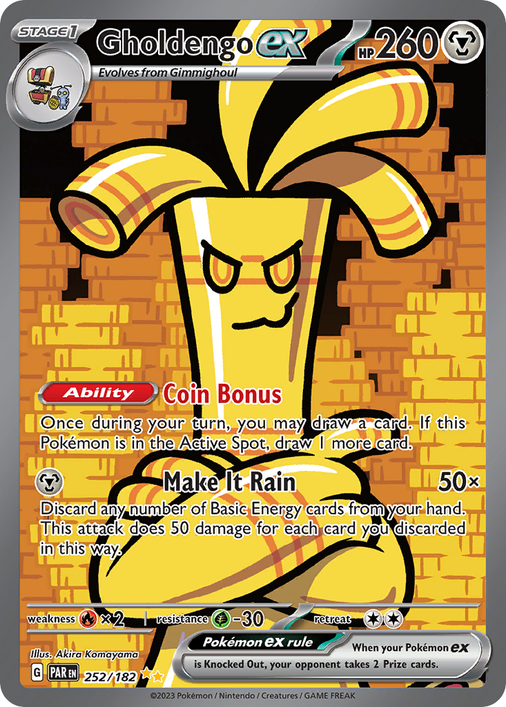 Gholdengo ex card front