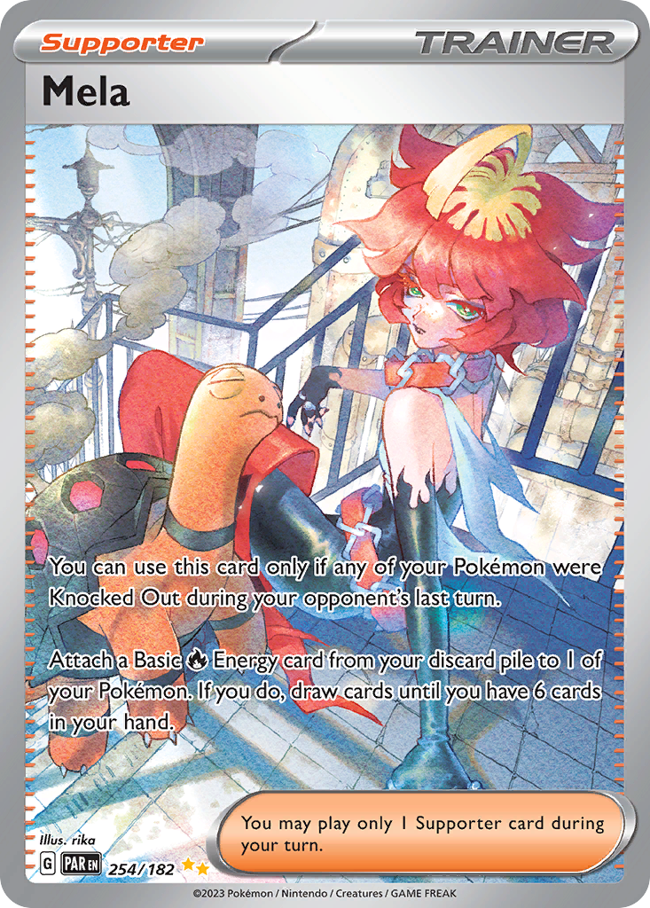 Mela card front