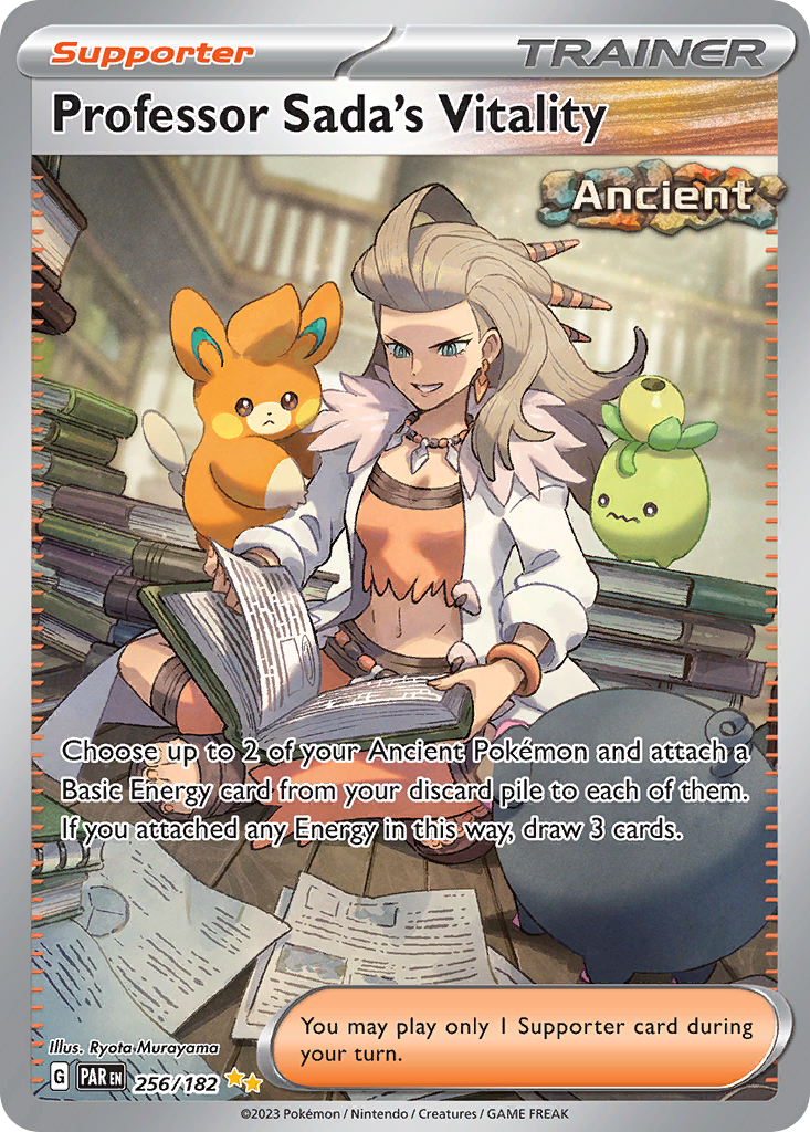 Professor Sada's Vitality card front