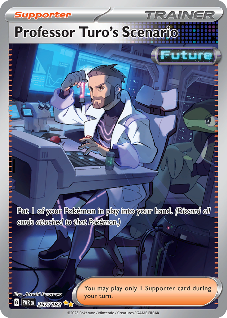 Professor Turo's Scenario card front