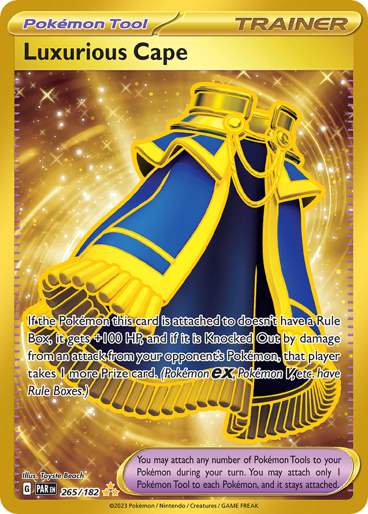 Luxurious Cape card front