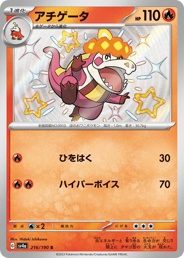 アチゲータ card front