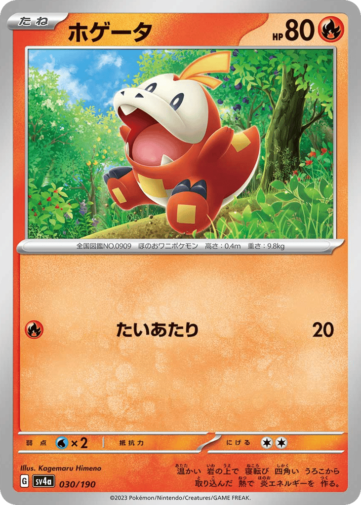 ホゲータ card front