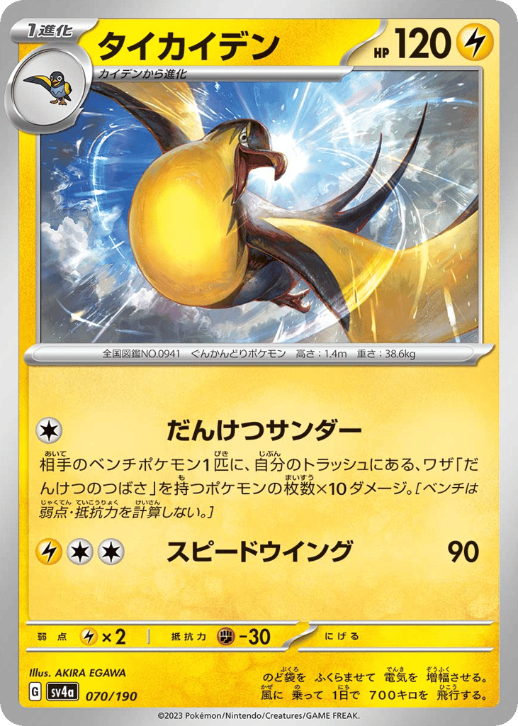 タイカイデン card front