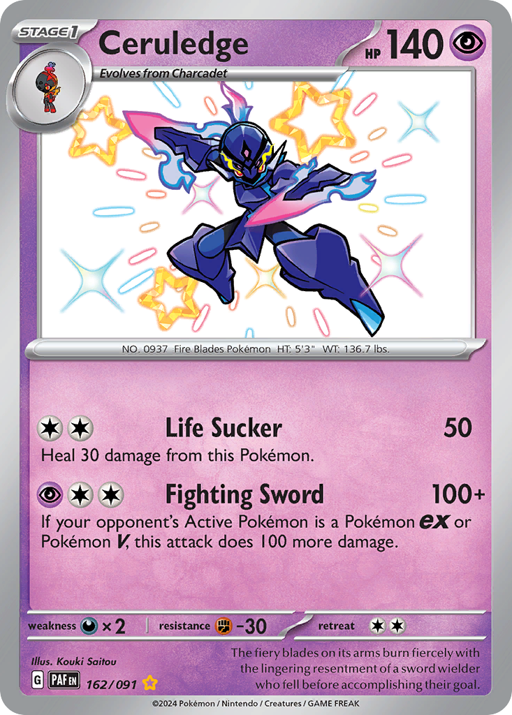 Ceruledge card front