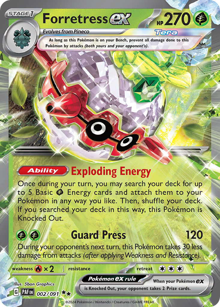 Forretress ex card front