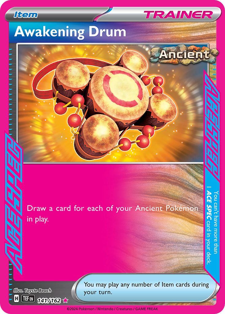 Awakening Drum card front