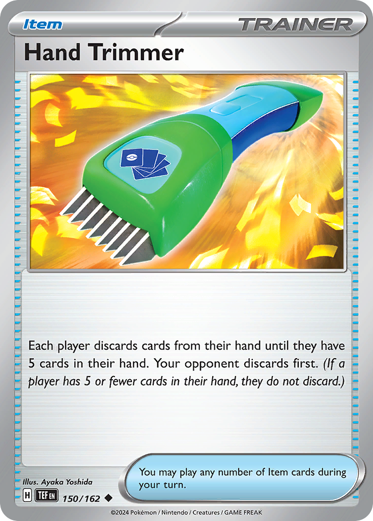 Hand Trimmer card front