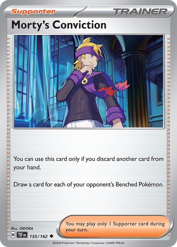 Morty's Conviction card front