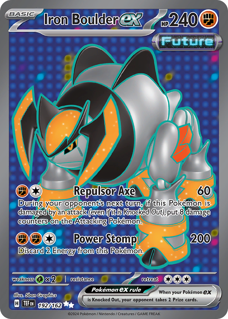 Iron Boulder ex card front