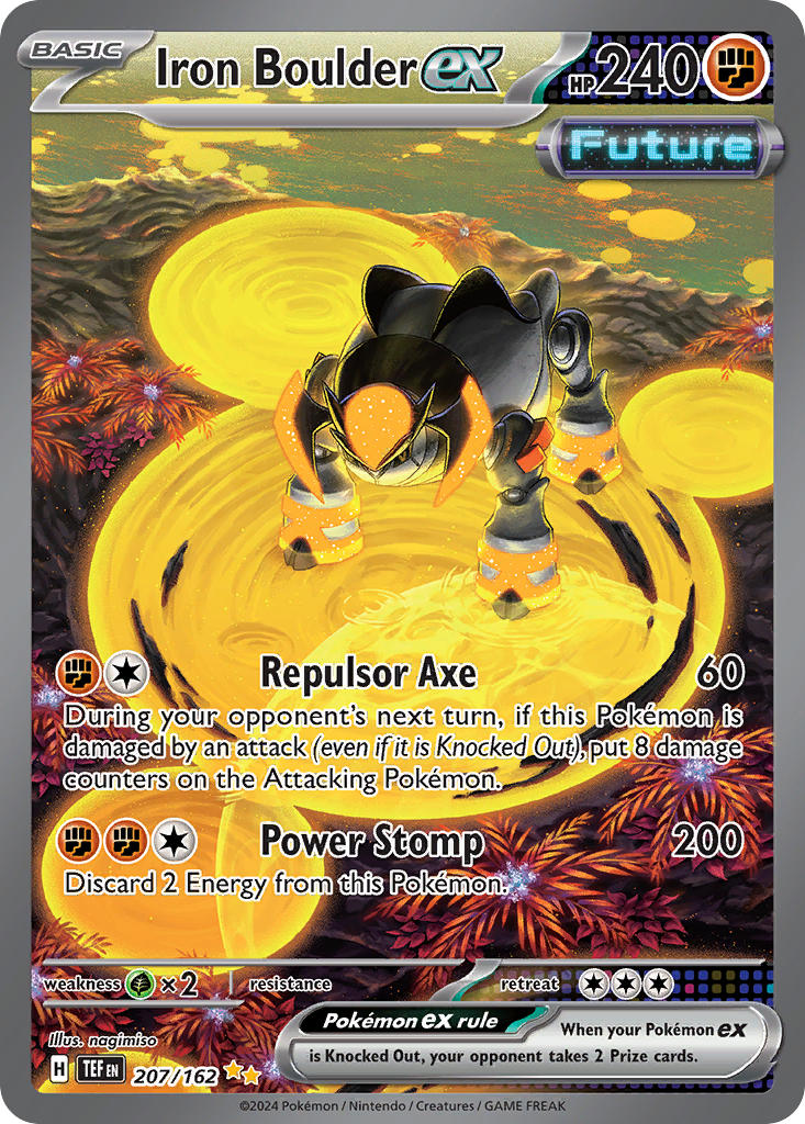 Iron Boulder ex card front