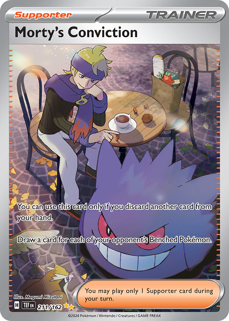 Morty's Conviction card front