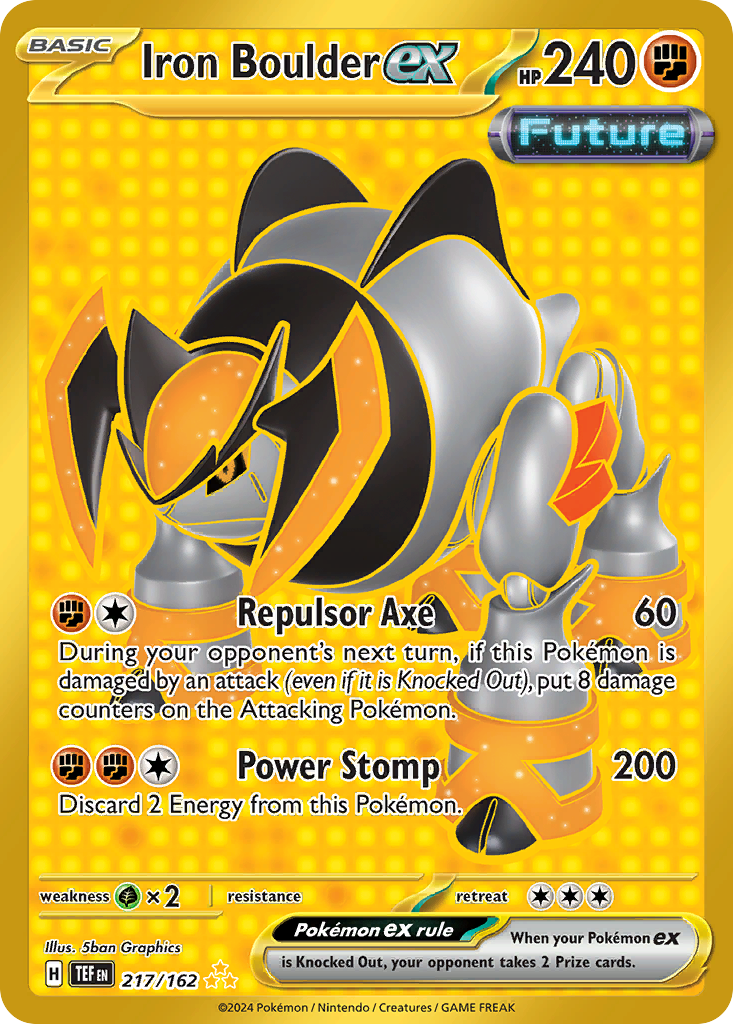 Iron Boulder ex card front