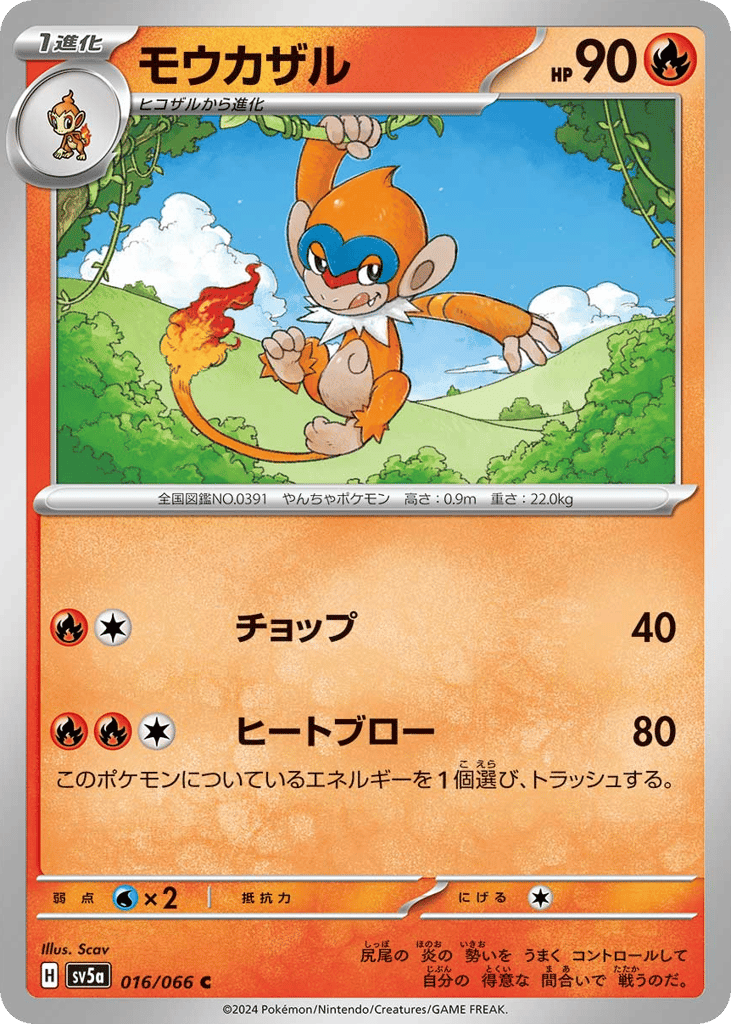 モウカザル card front