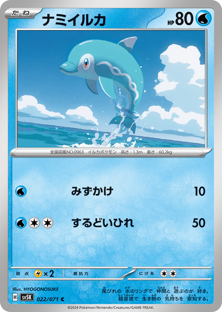 ナミイルカ card front