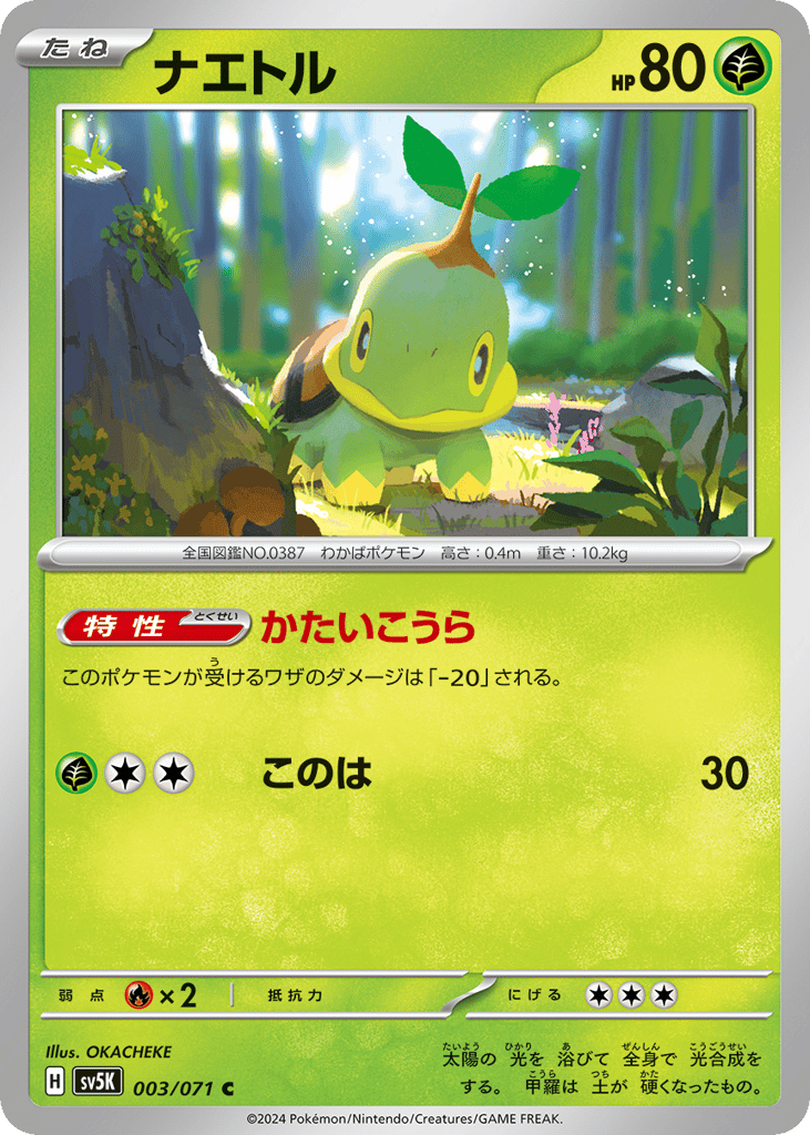 ナエトル card front