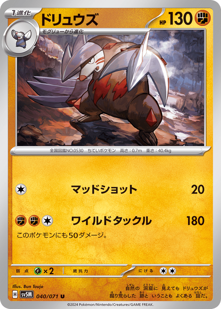 ドリュウズ card front