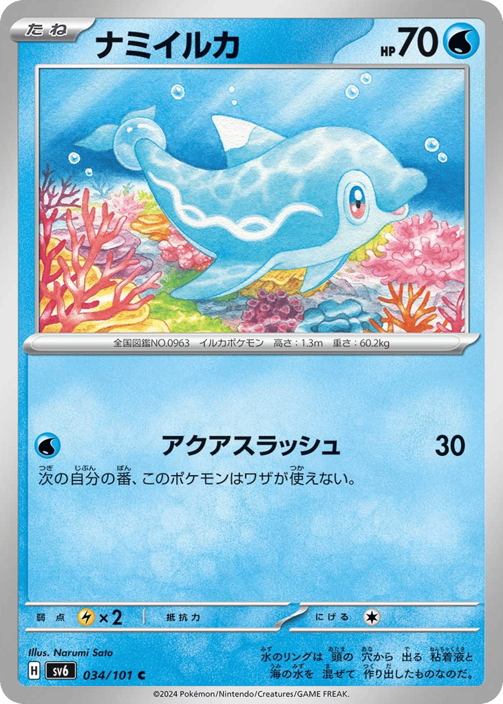 ナミイルカ card front