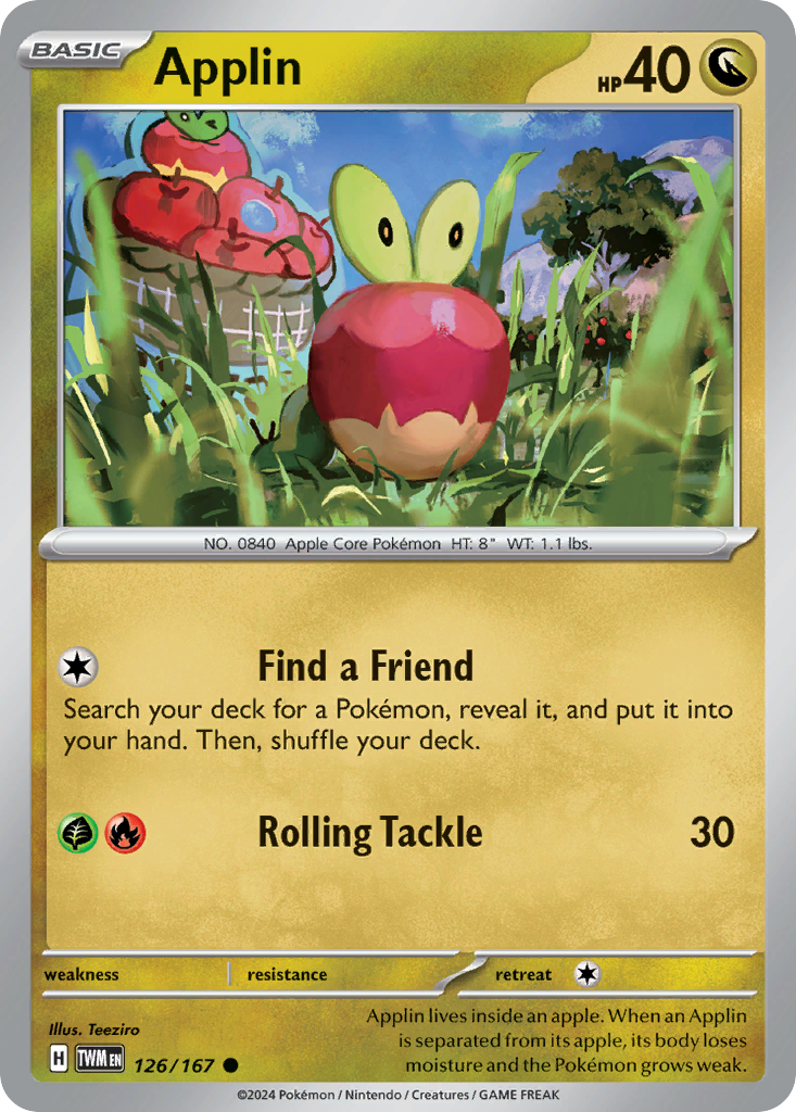 Applin card front