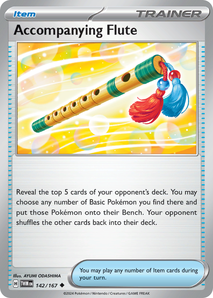 Accompanying Flute card front