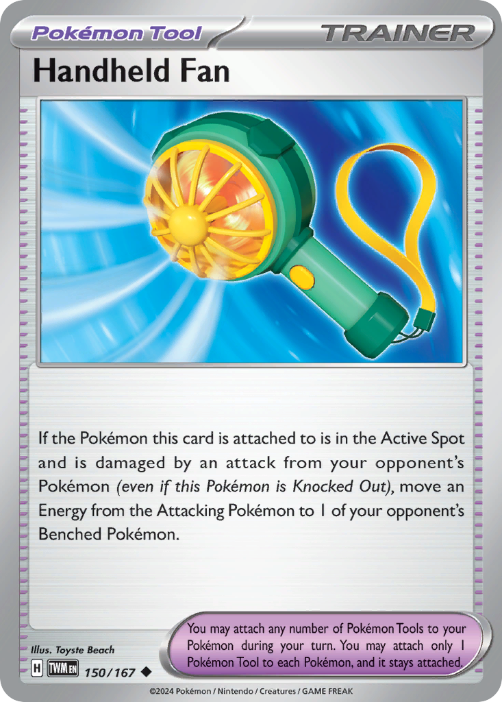 Handheld Fan card front