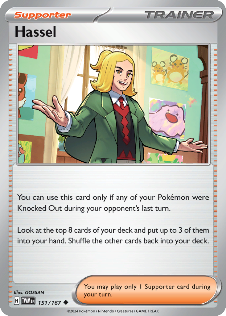 Hassel card front