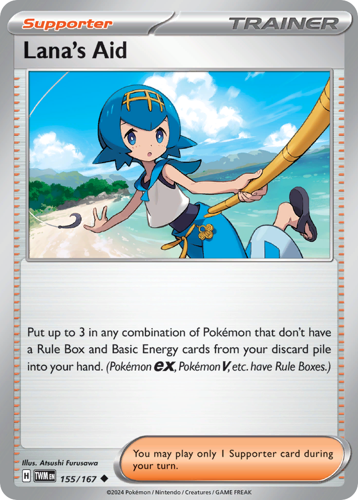Lana's Aid card front