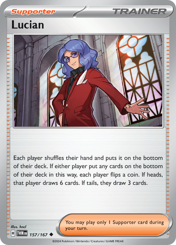 Lucian card front